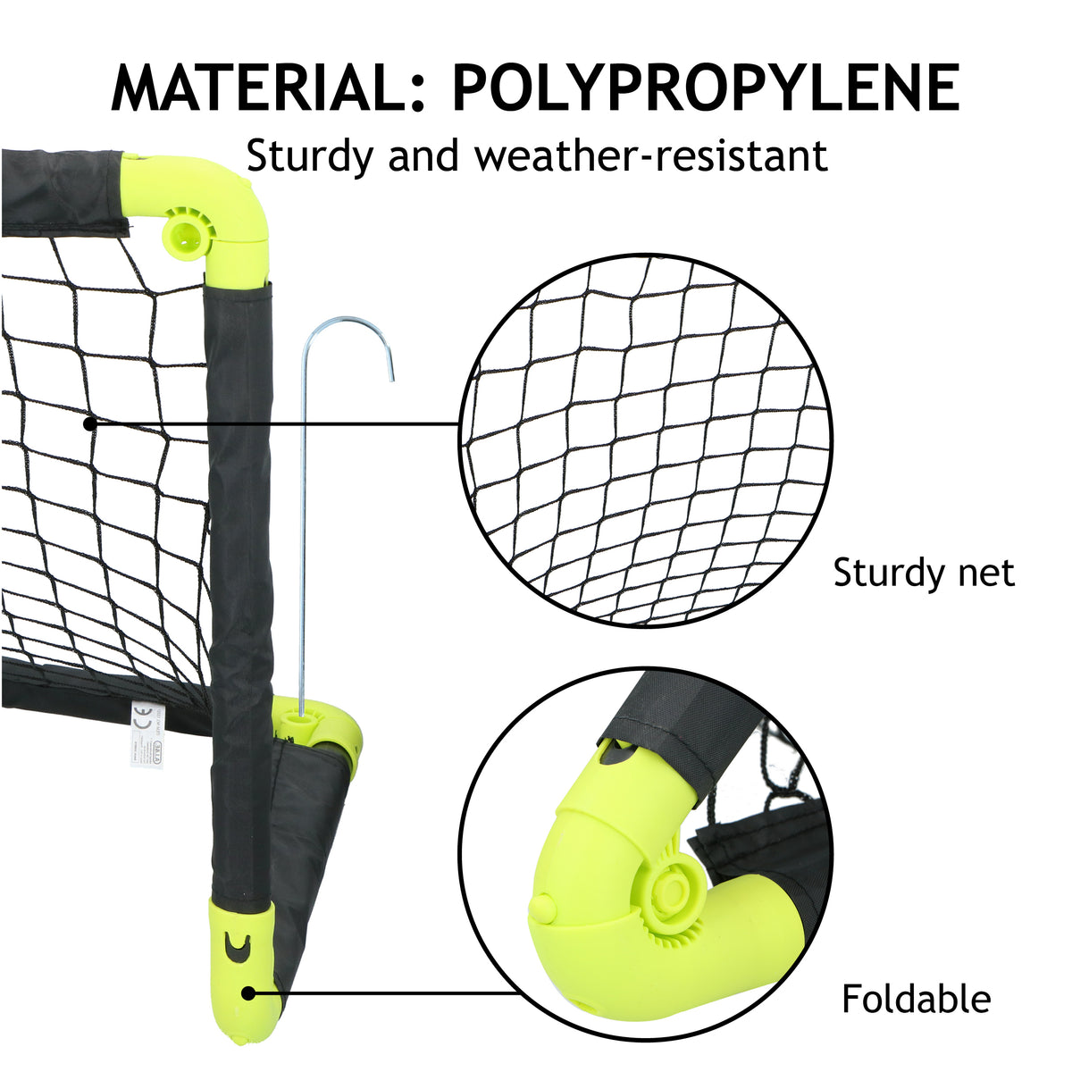 Soccer Goal Foldable 53,5Cm Pp