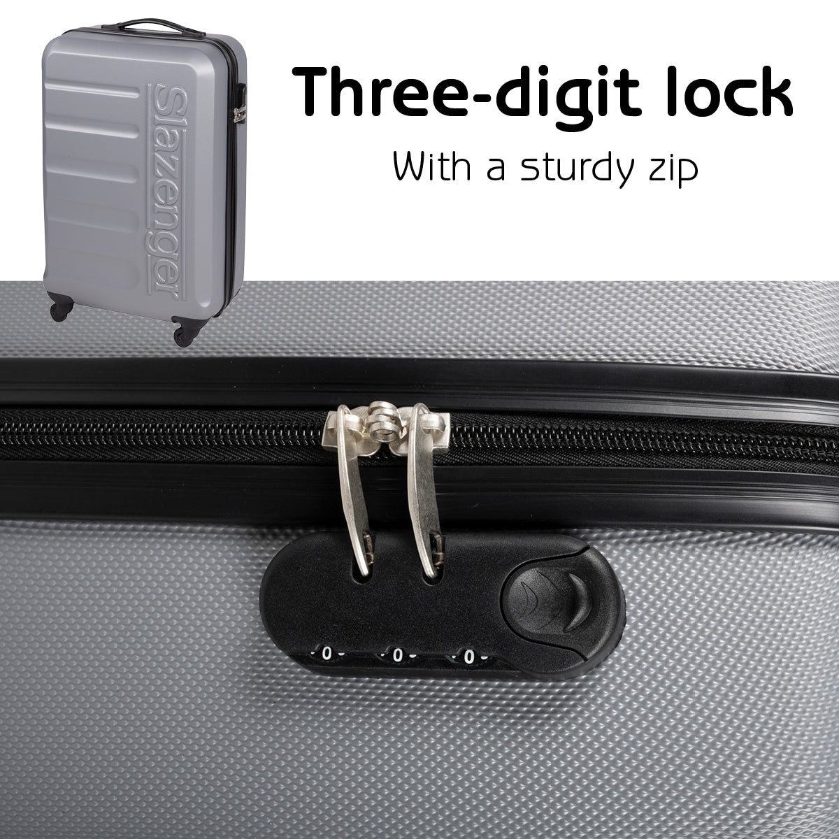 Trolley Set 3Pc Silver