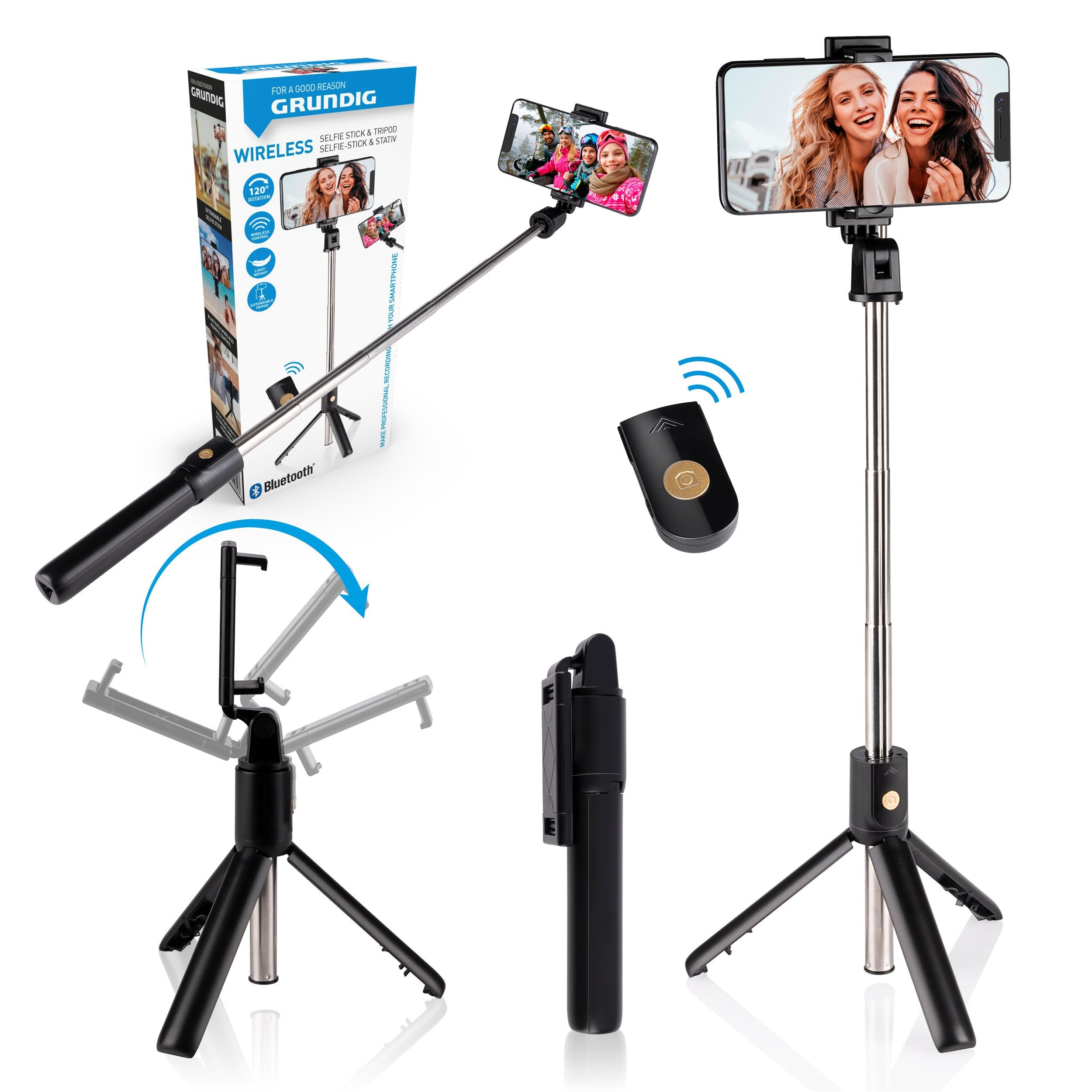 Selfie Stick Bt & Tripod