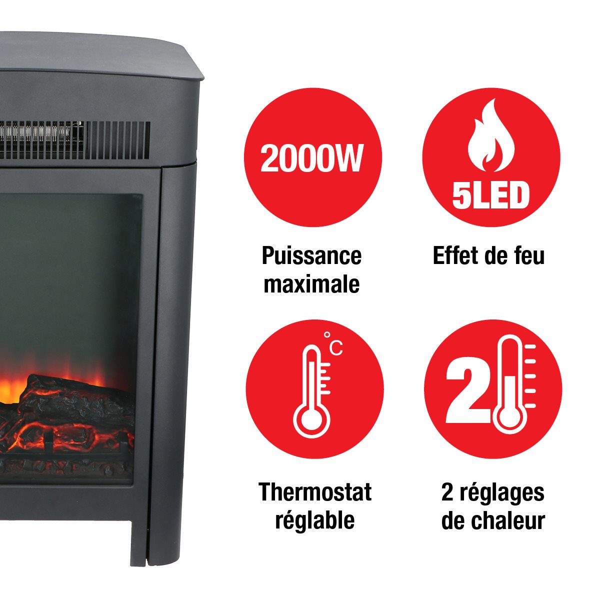 Heater Modena Led 1800W