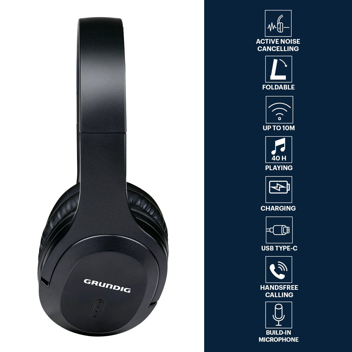 Headphone Bt Anc 400Mah