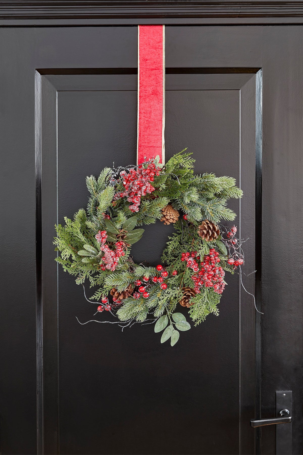 Randell Christmas Wreath - Ø50 Cm - Red