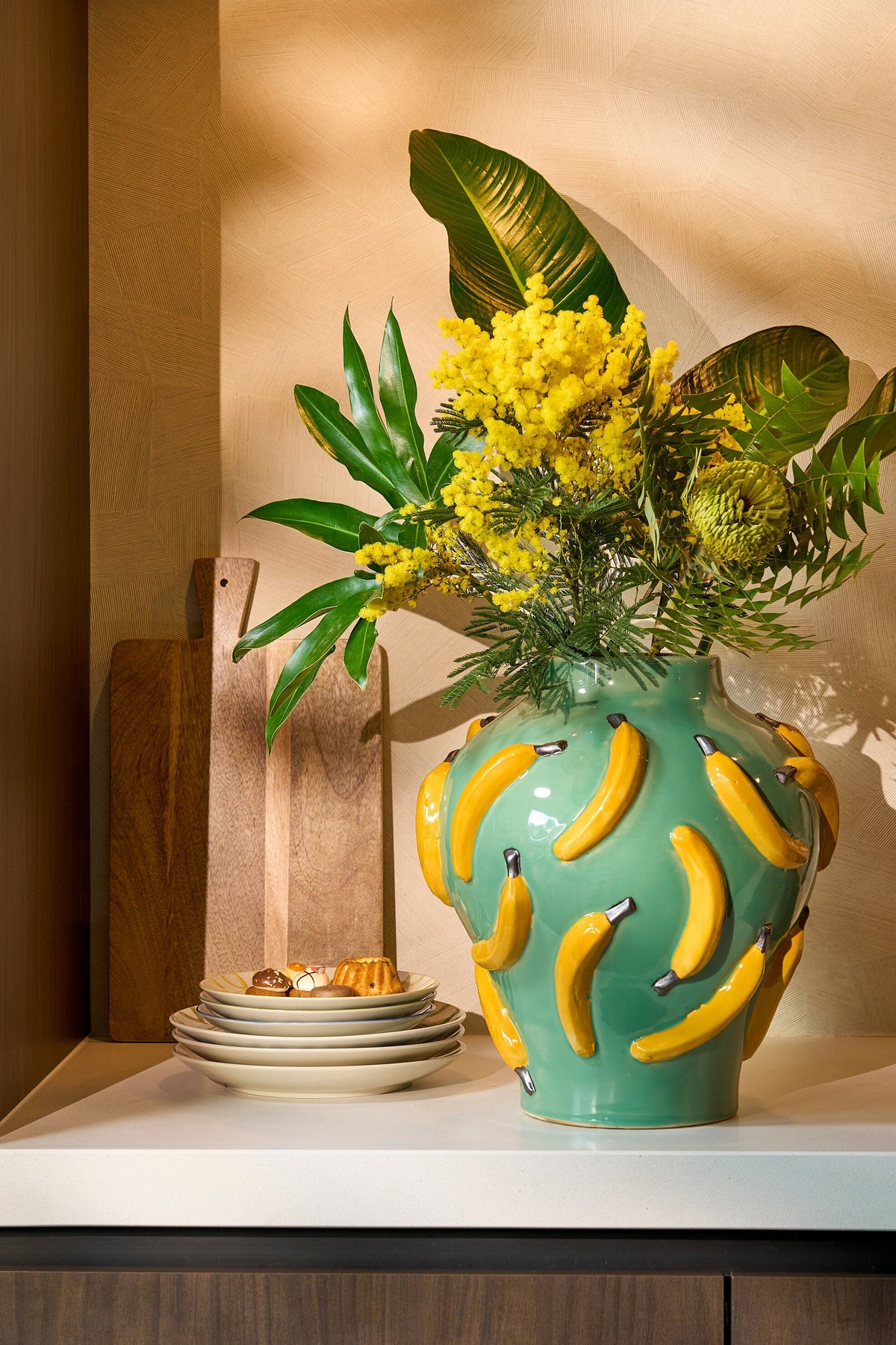 Moza Vase L. Green - H37,5Xd34Cm