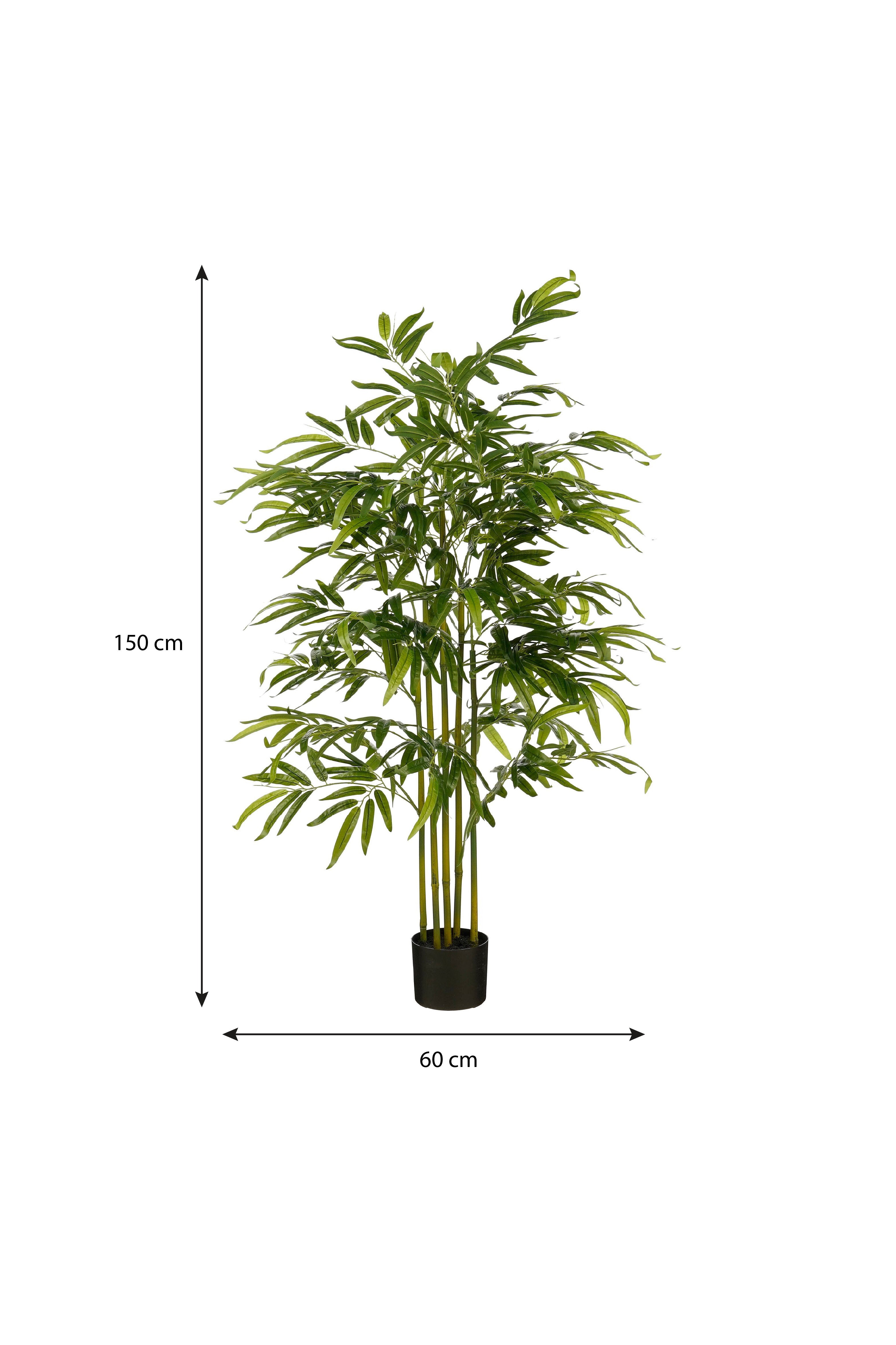 Bamboo In Pot Green Waterproof & Uv Resistant - H150Xd60Cm