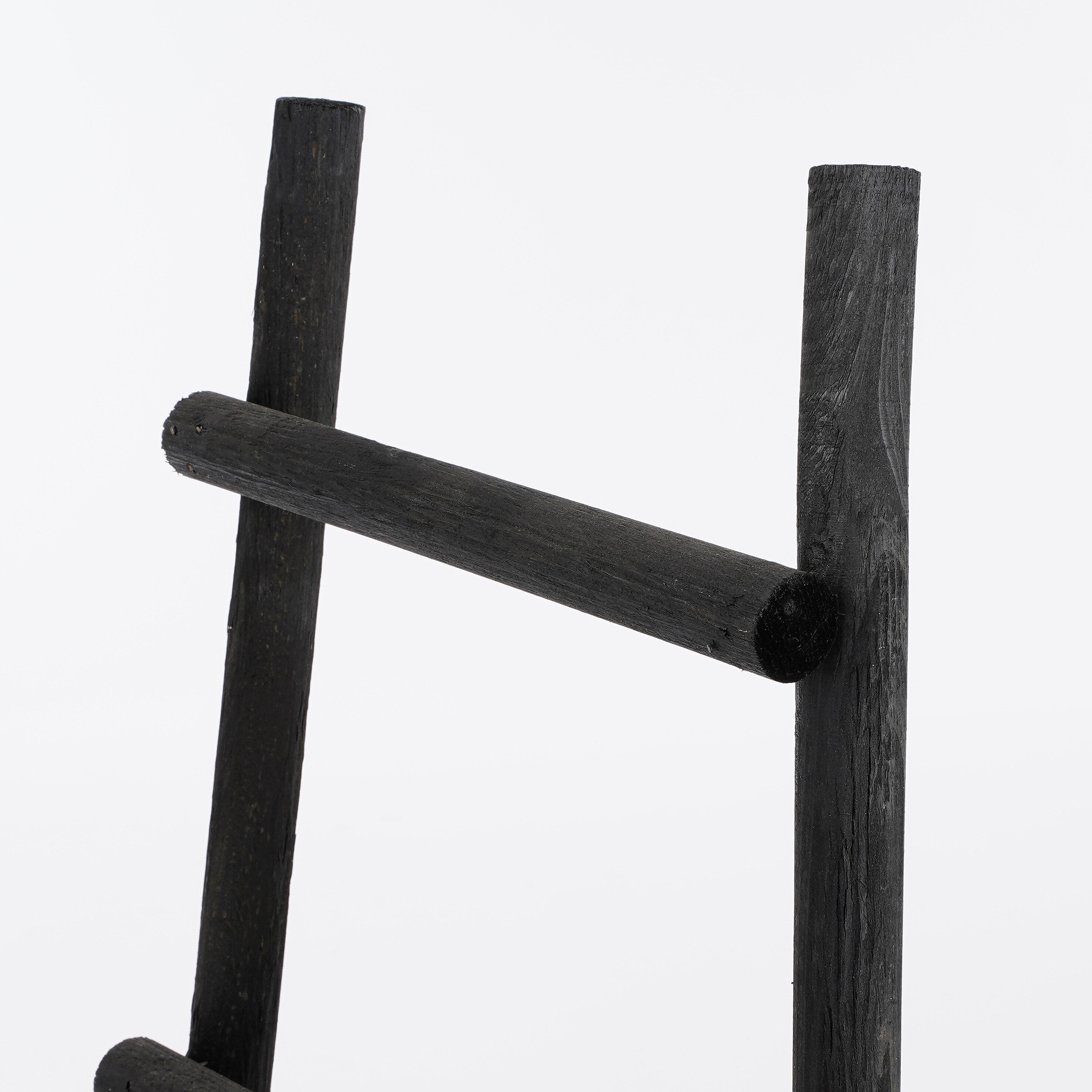 Decoration Ladder Black - L29Xw49Xh119Cm