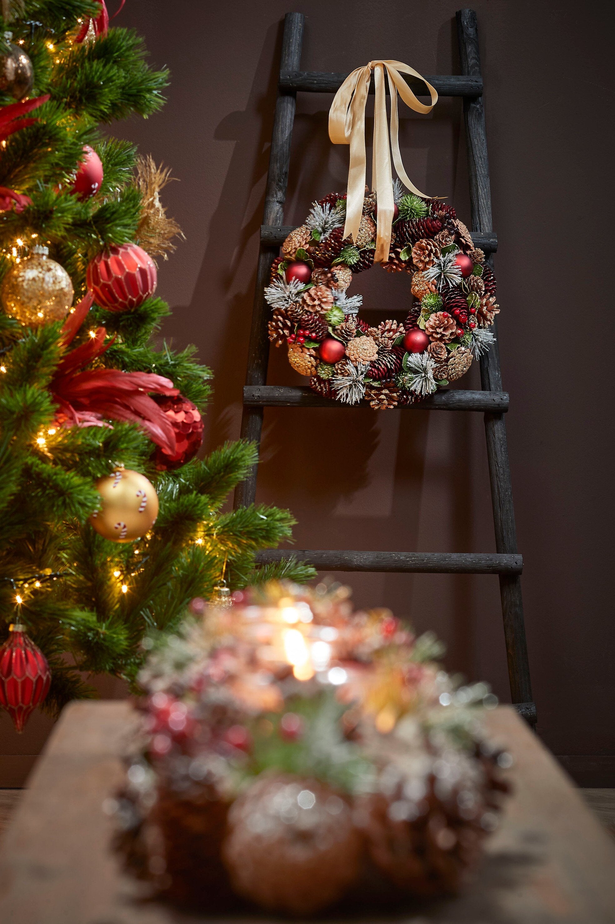 Decoration Ladder Black - L29Xw49Xh119Cm