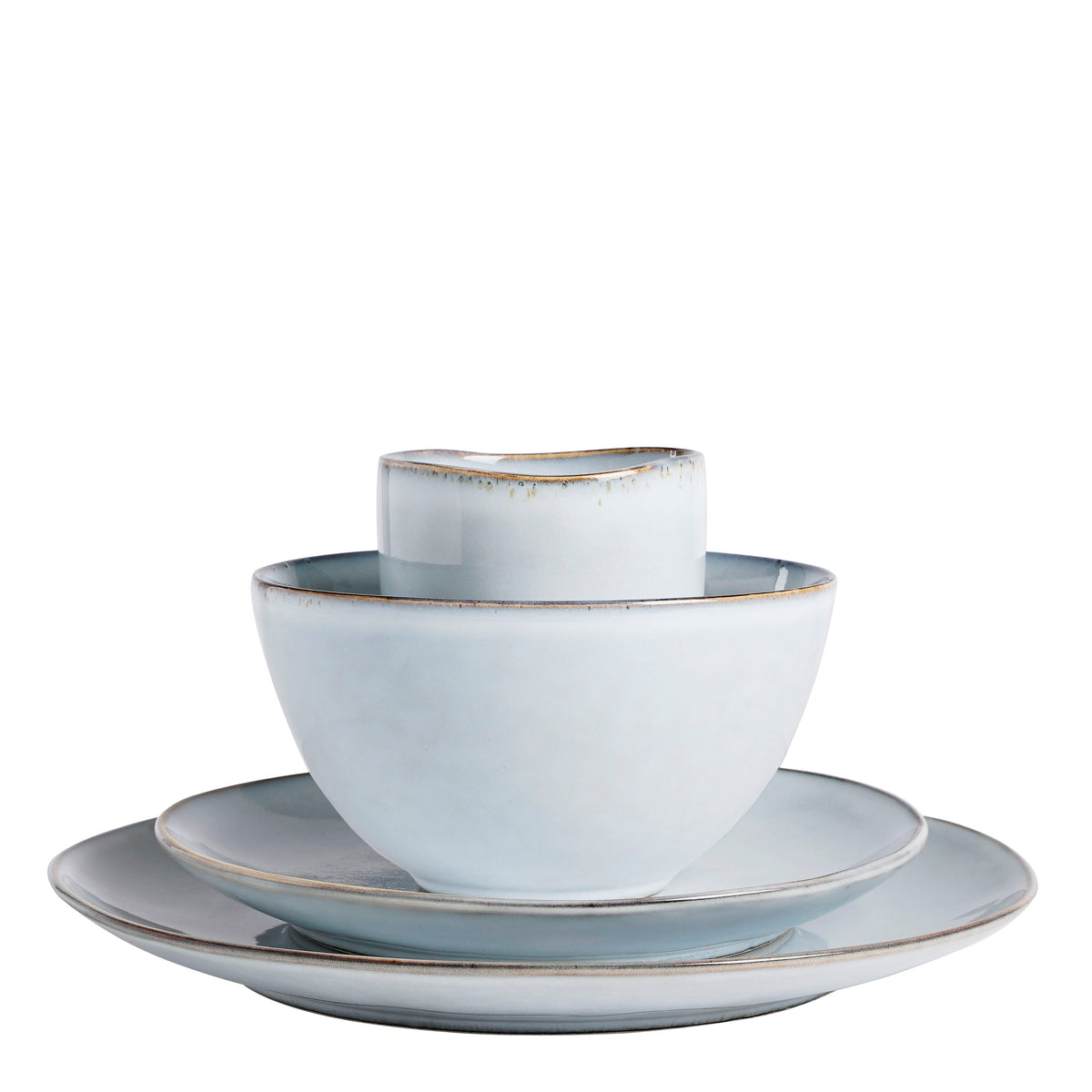 Tabo Dinnerware Set Grey 16 Pieces