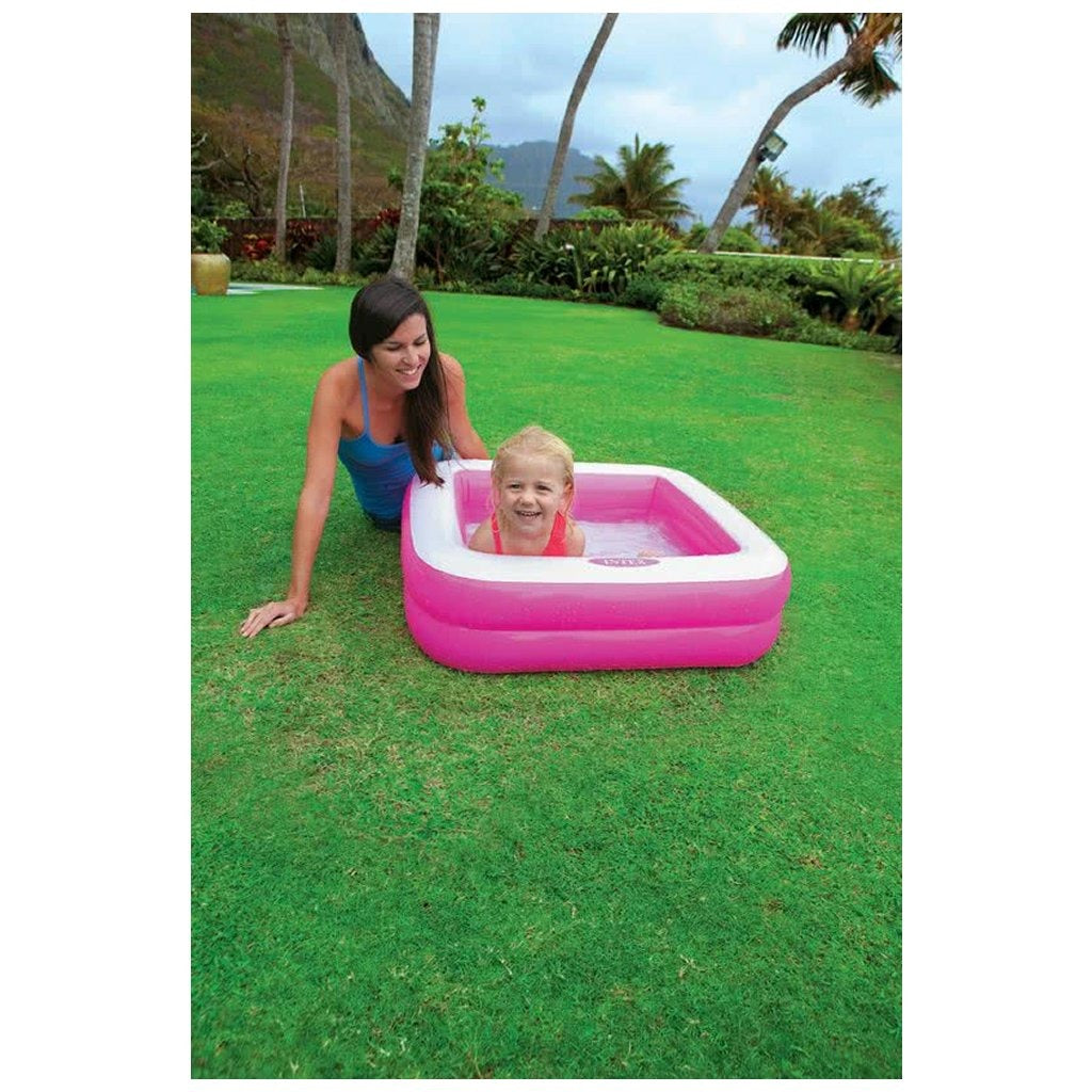 Intex 57100Np Babybadje 85X85X23 Cm Assorti + Reparatiesetje