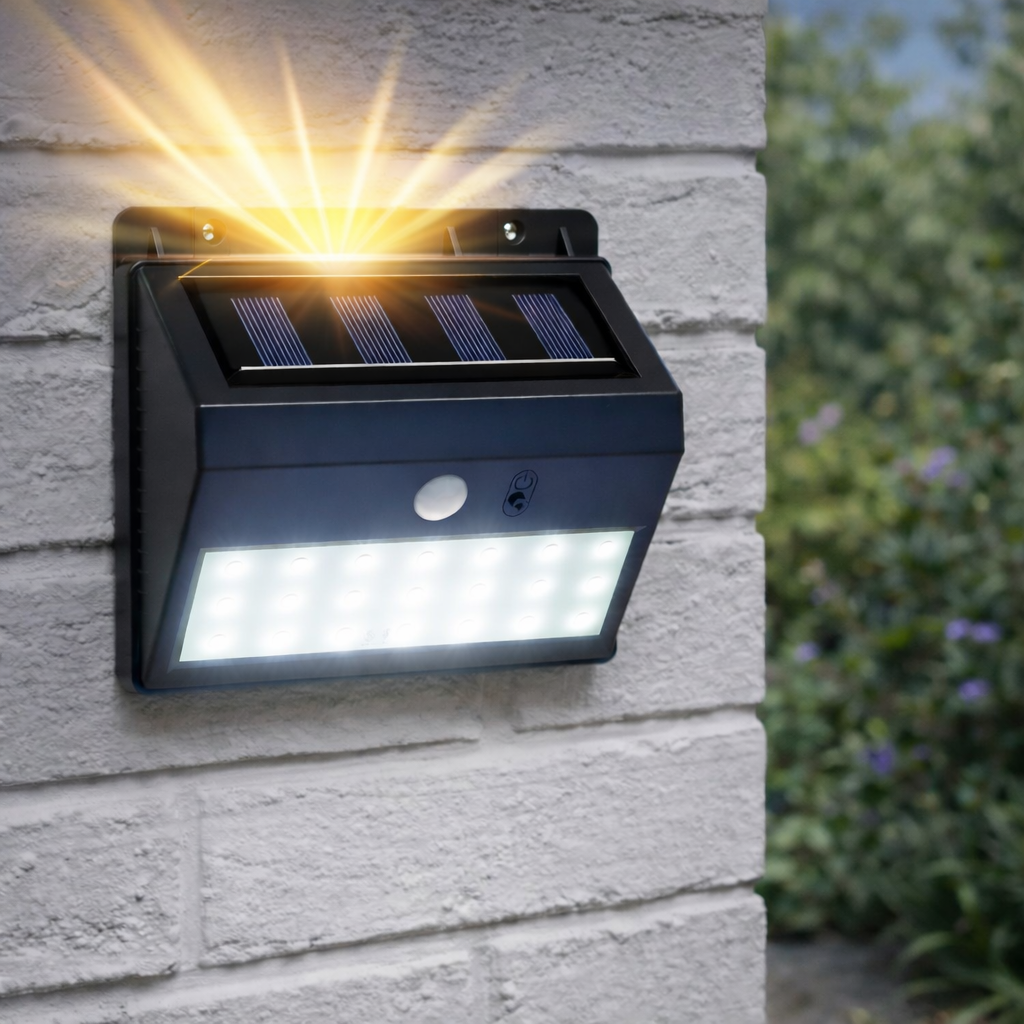 Solar Wall Light With Sensor