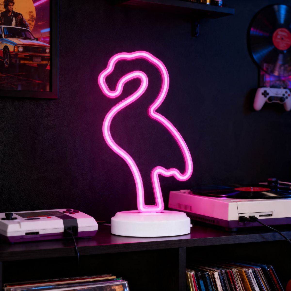 Rechargeable Neon Light Flamingo