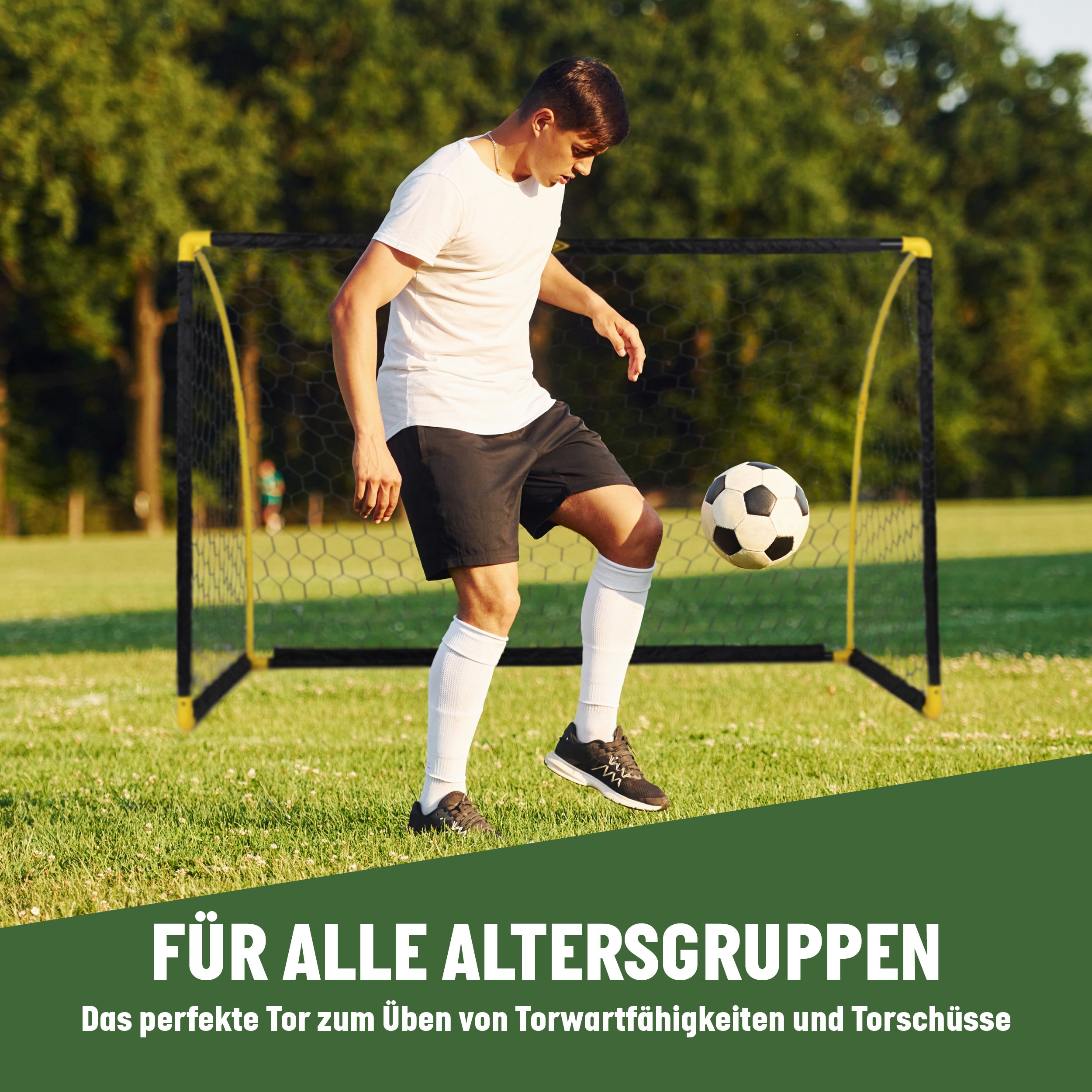 Voetbaldoel 180X91X120Cm 2 Stuks
