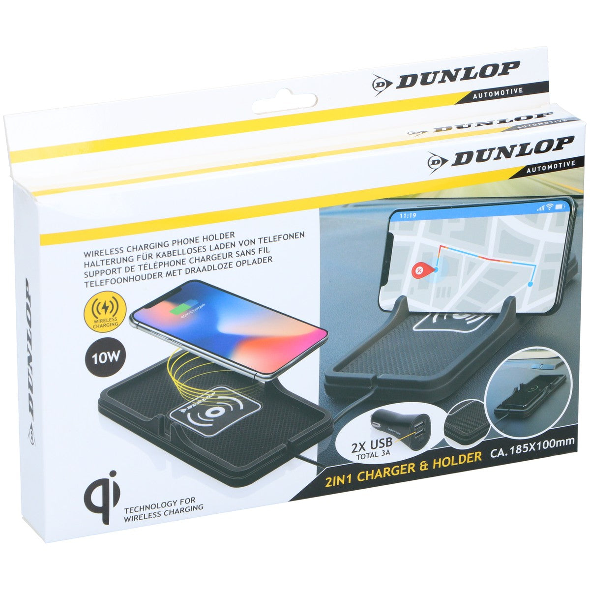 Car Phone Holder/Charger Qi