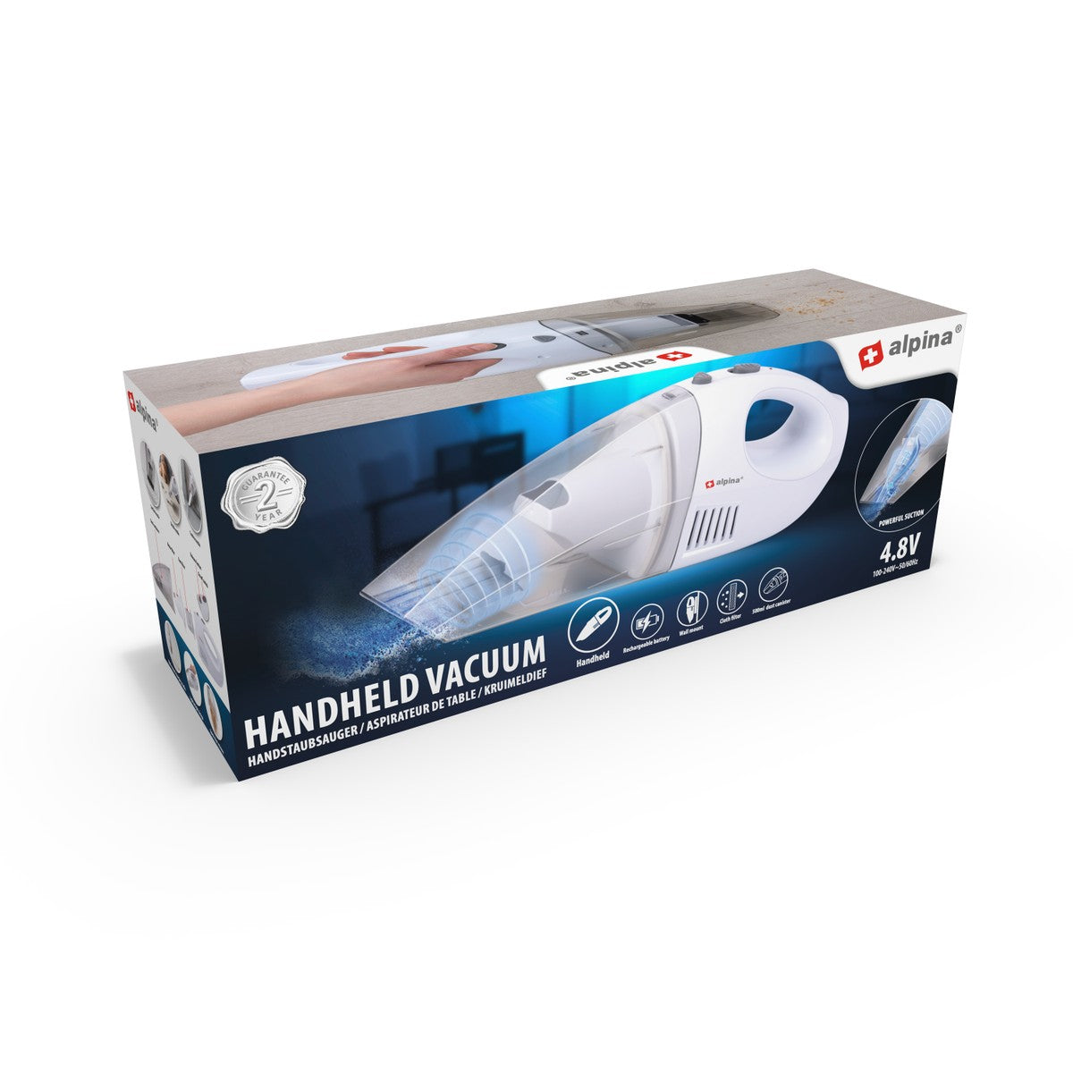 Vacuum Cleaner Handheld 4.8V