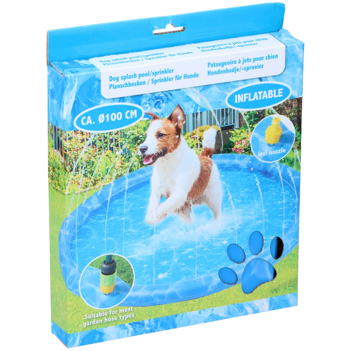 Dog Splash Pool And Sprinkler