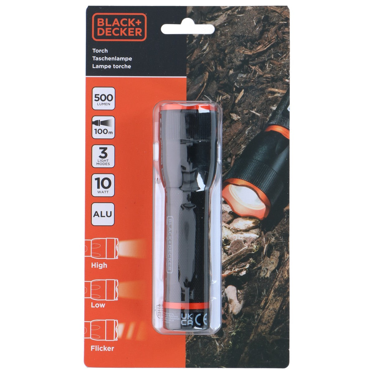 Torch Led 10W 500Lm 100M Beam