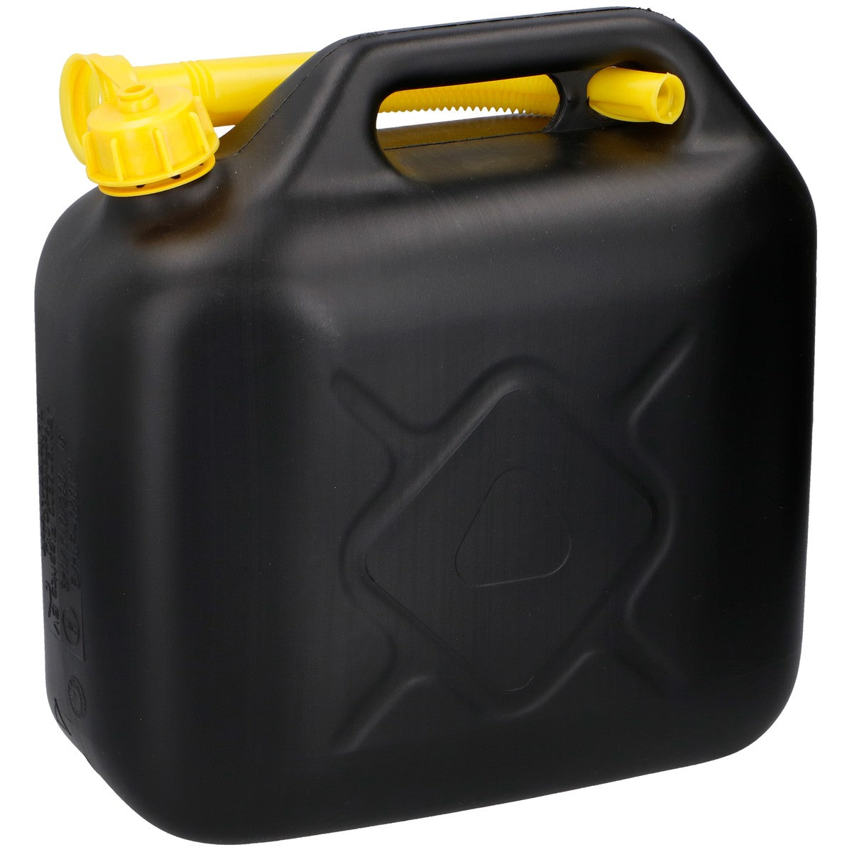 Jerrycan 10Ltr. + Spout Black