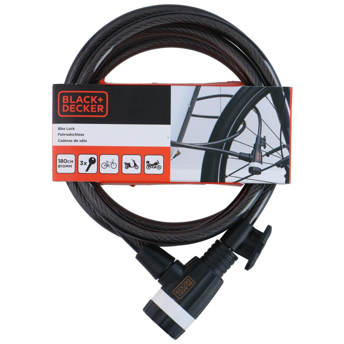 Bike Cable Lock Ø10X1800