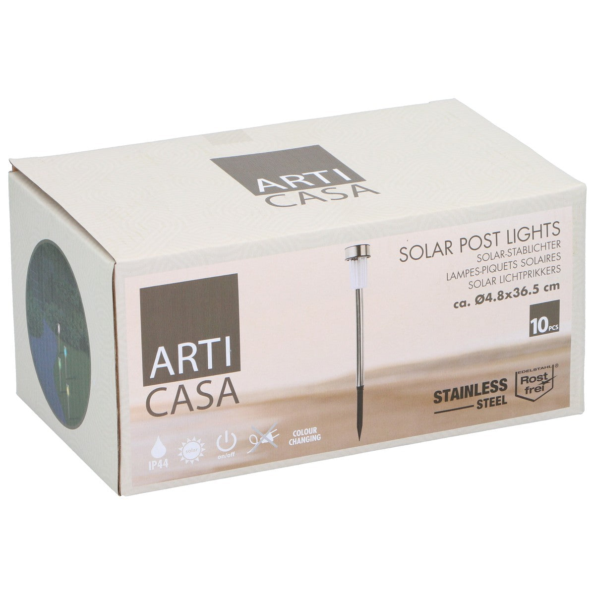 Solar Post Lights 10Pc