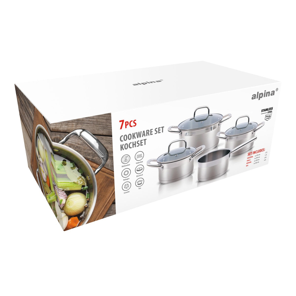Cookware Set 7Pc