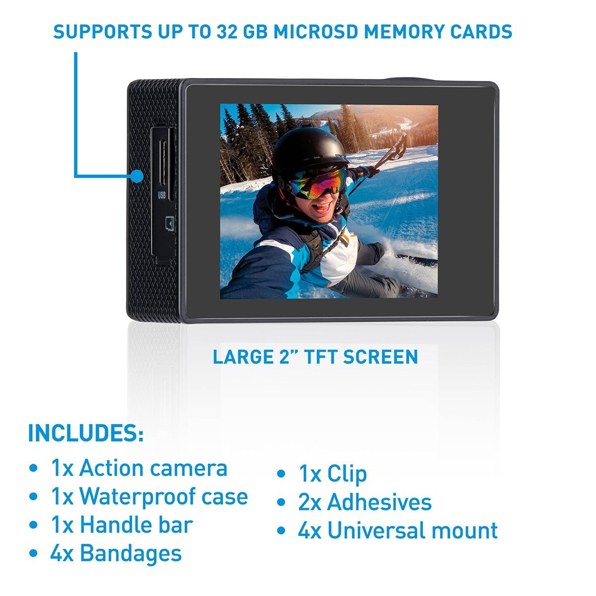 Action Cam Hd 720P