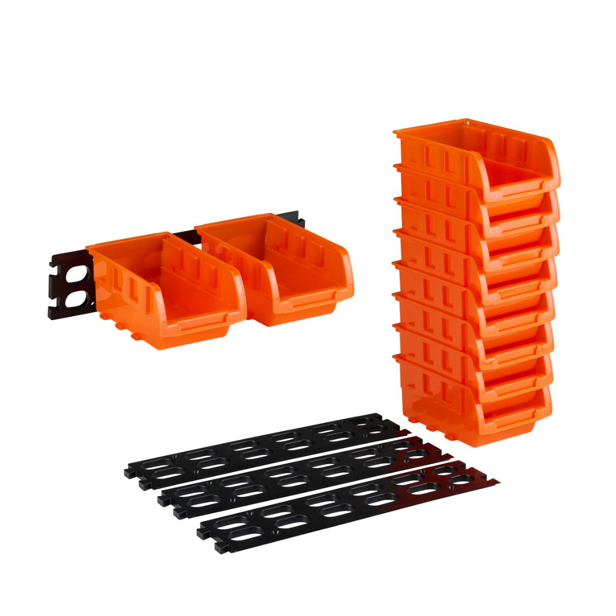 Stackable Tray Orange 8Pc
