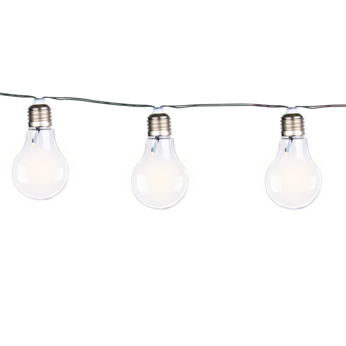 Solar Bulb Chain 10Led White