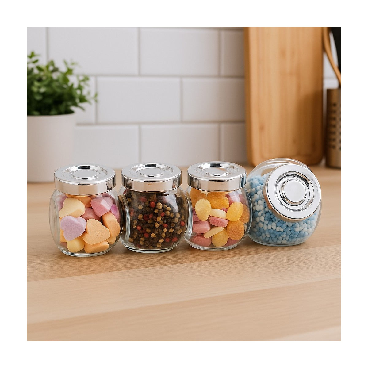 Storage Jar 200Ml 4Pc
