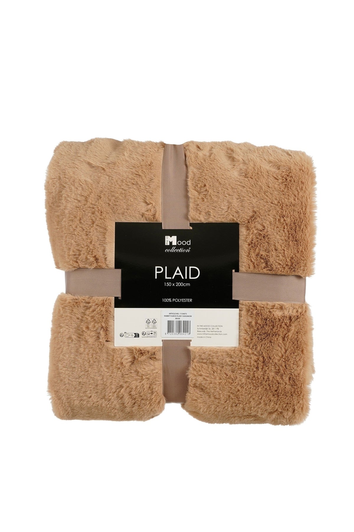 Bronte Fleece Blanket - L200 X W150 Cm - Beige