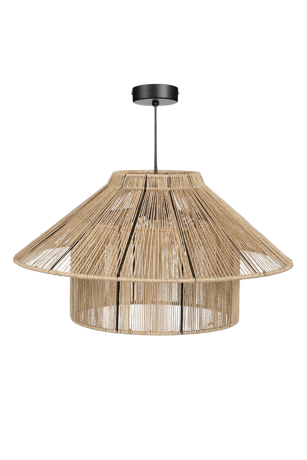 Elsa Hanging Lamp - H28 X Ø50 Cm - Jute - Light Brown