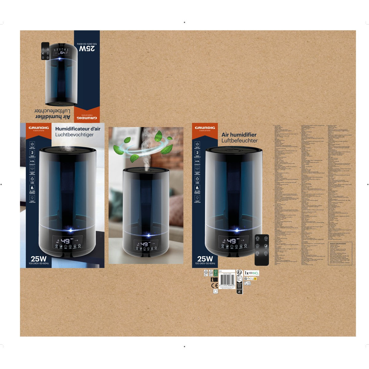 Humidifier Air 4,3L