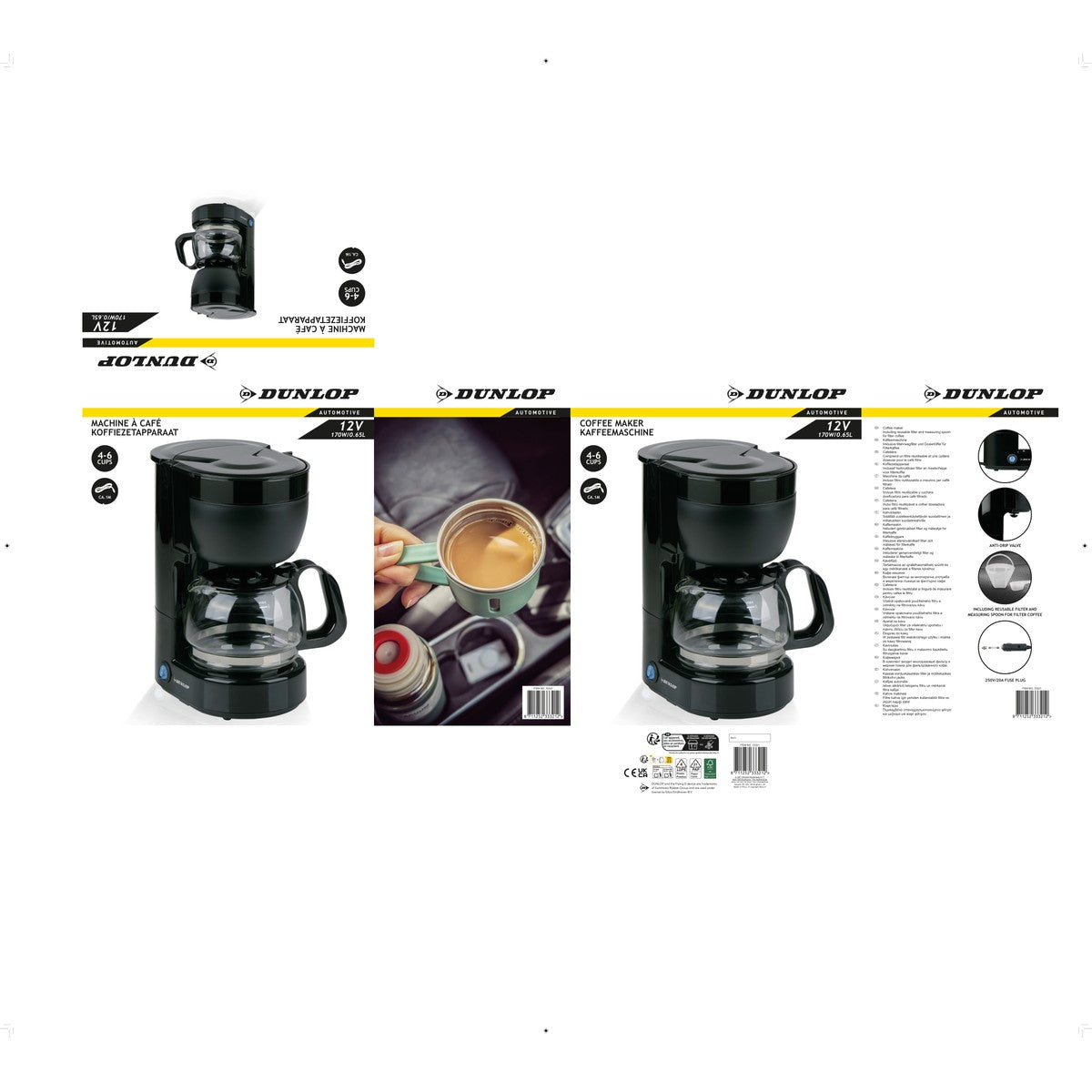 Coffee Maker 12V 170W