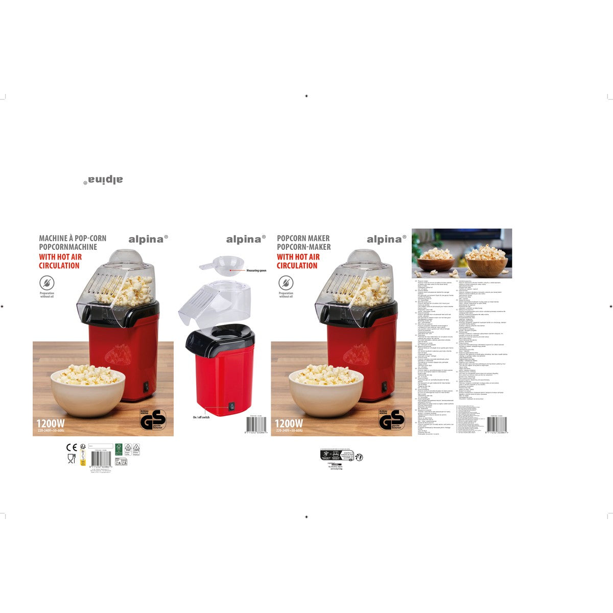 Popcorn Maker 230V