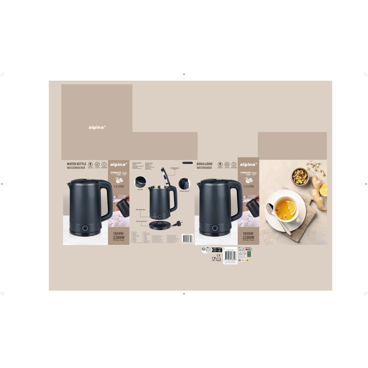 Electric Water Kettle 1.5L