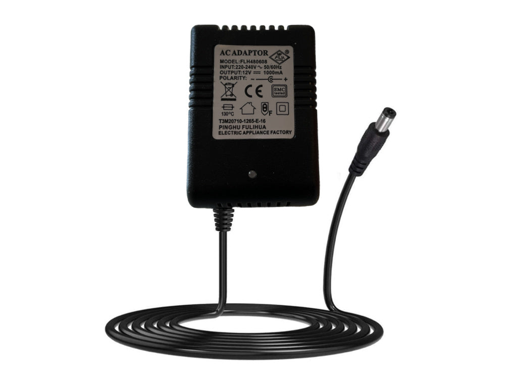 Chargeur 12 Volts 1000Ma Avec Fiche Ronde