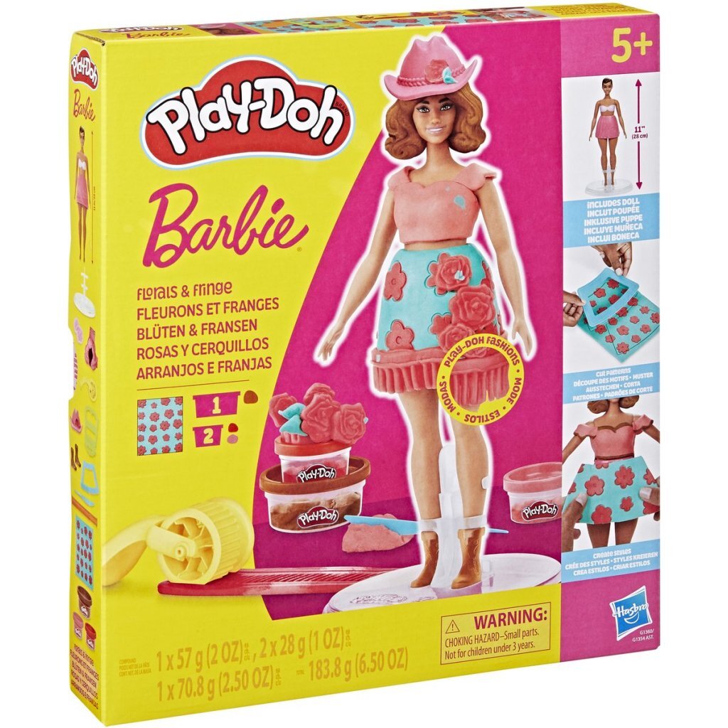 Play-Doh Barbie Florals And Fringe