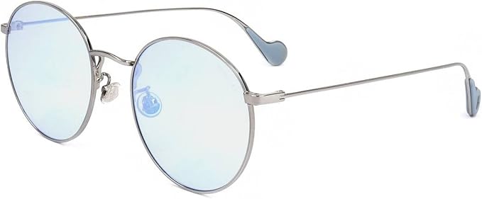 MONCLER ML0109 K – Lunettes de soleil unisexes ruthénium clair 55/20/145