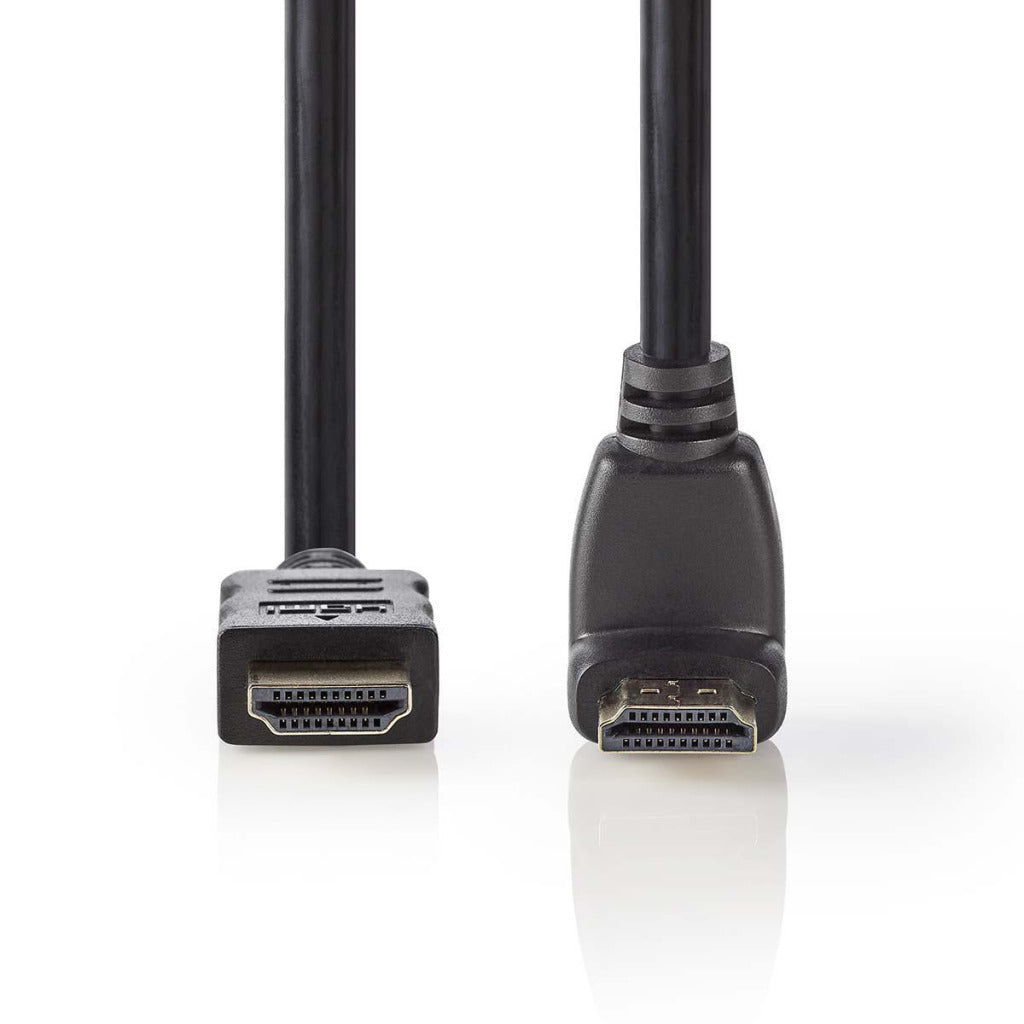 Nedis Cvgp34200Bk15 High Speed Hdmi Kabel 90&Deg; Haaks Met Ethernet 1.5 M Zwart