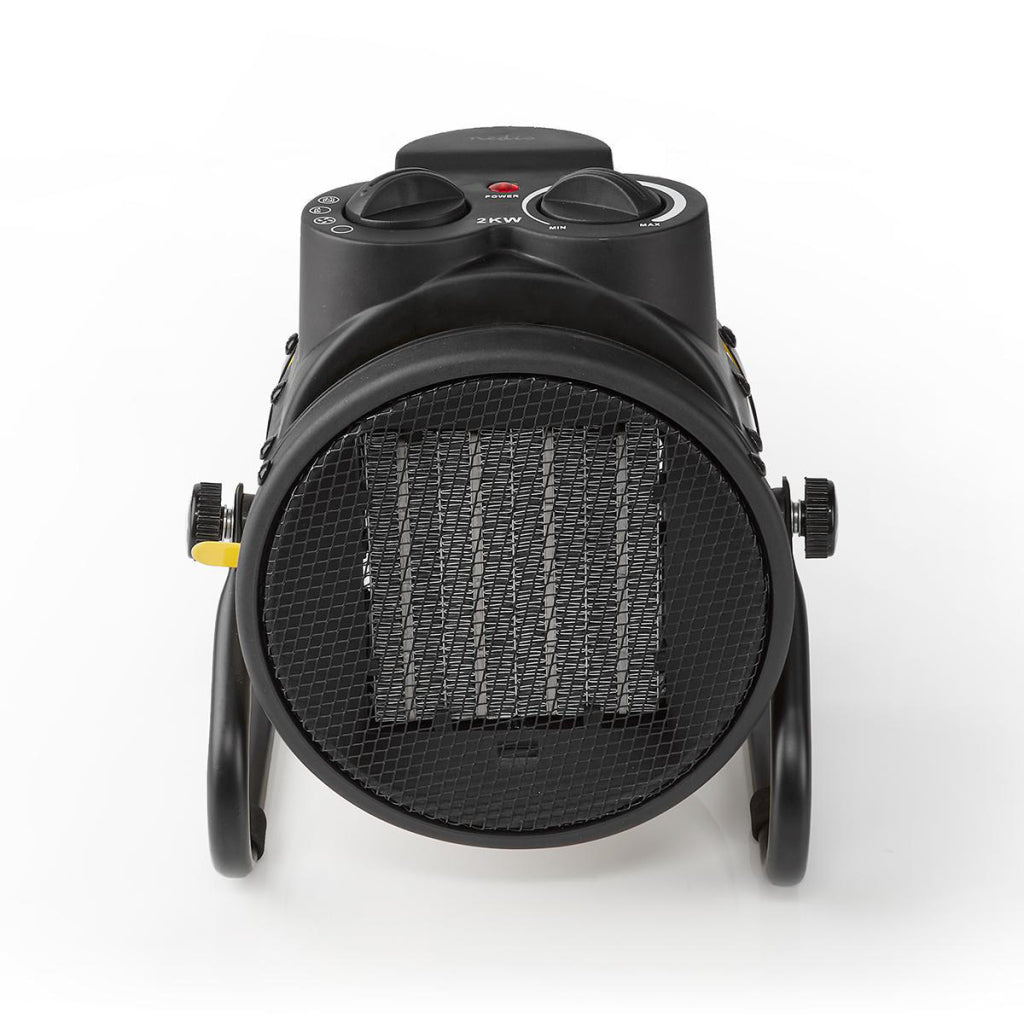 Nedis Htif20Fyw IndustriËLe Keramische Ventilatorkachel Thermostaat 3 Standen 2000 W Geel