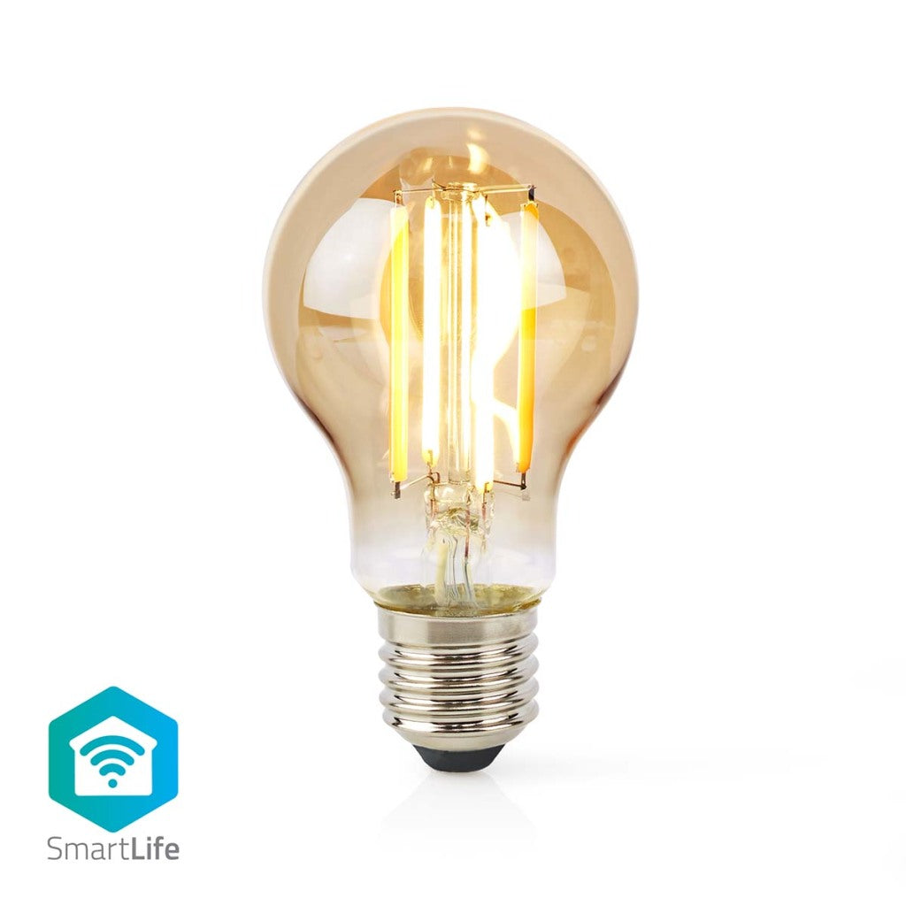 Nedis Wifilrf10A60 Smartlife Led Filamentlamp Wi-Fi E27 806 Lm 7 W Warm Wit Glas Android / Ios Peer