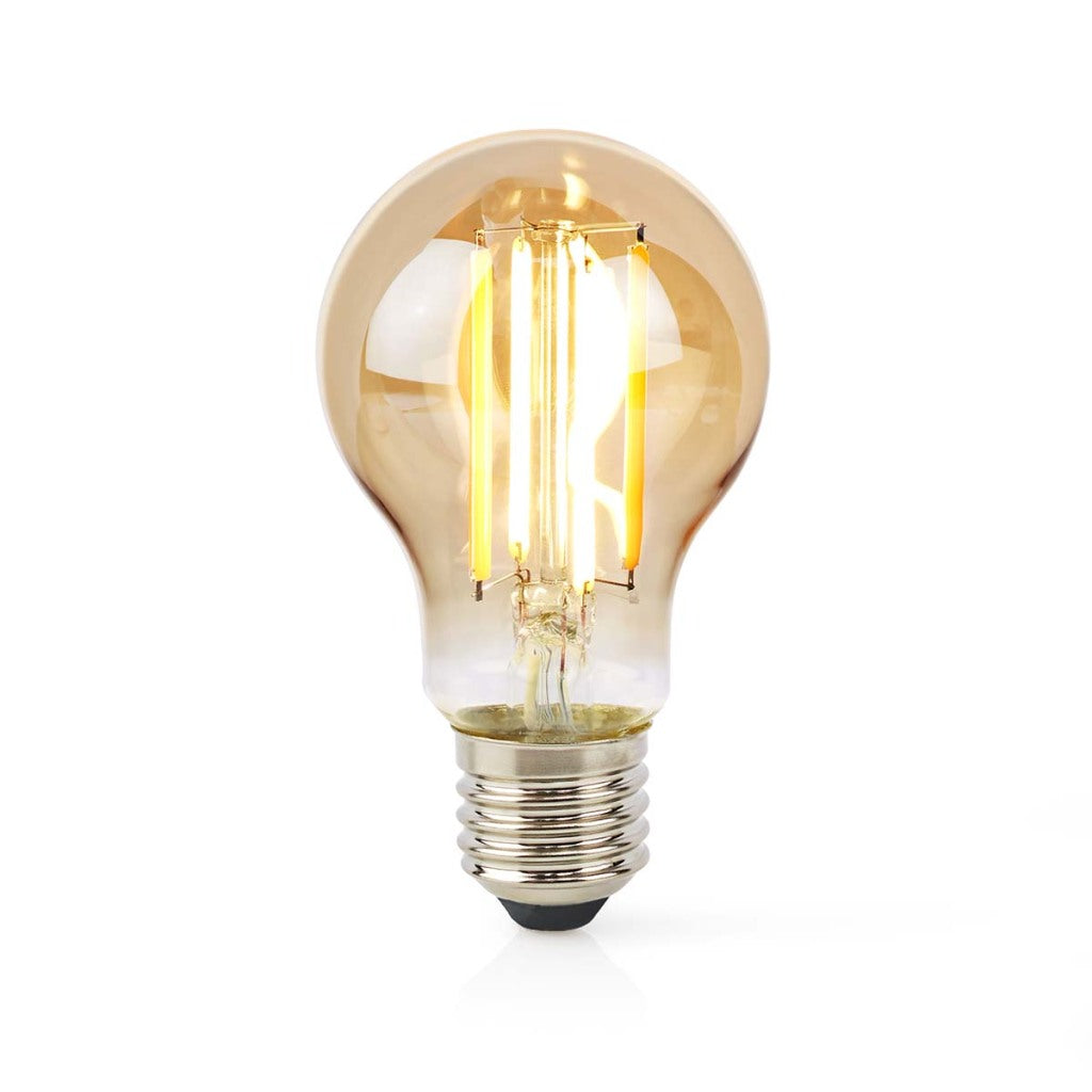 Nedis Wifilrf10A60 Smartlife Led Filamentlamp Wi-Fi E27 806 Lm 7 W Warm Wit Glas Android / Ios Peer