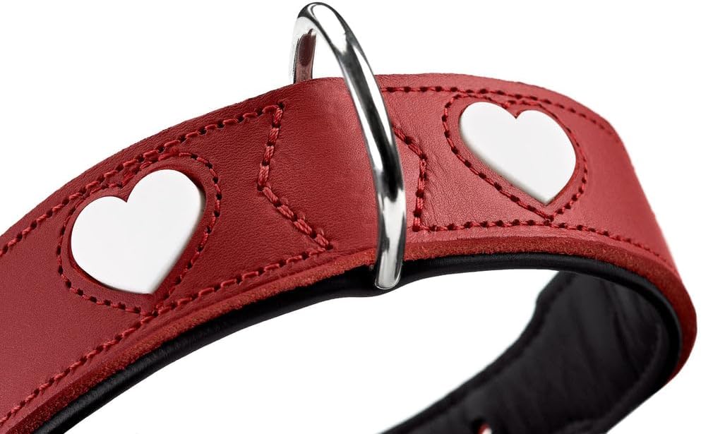 Collier Hunter Love, couleur rouge/noir, taille 50