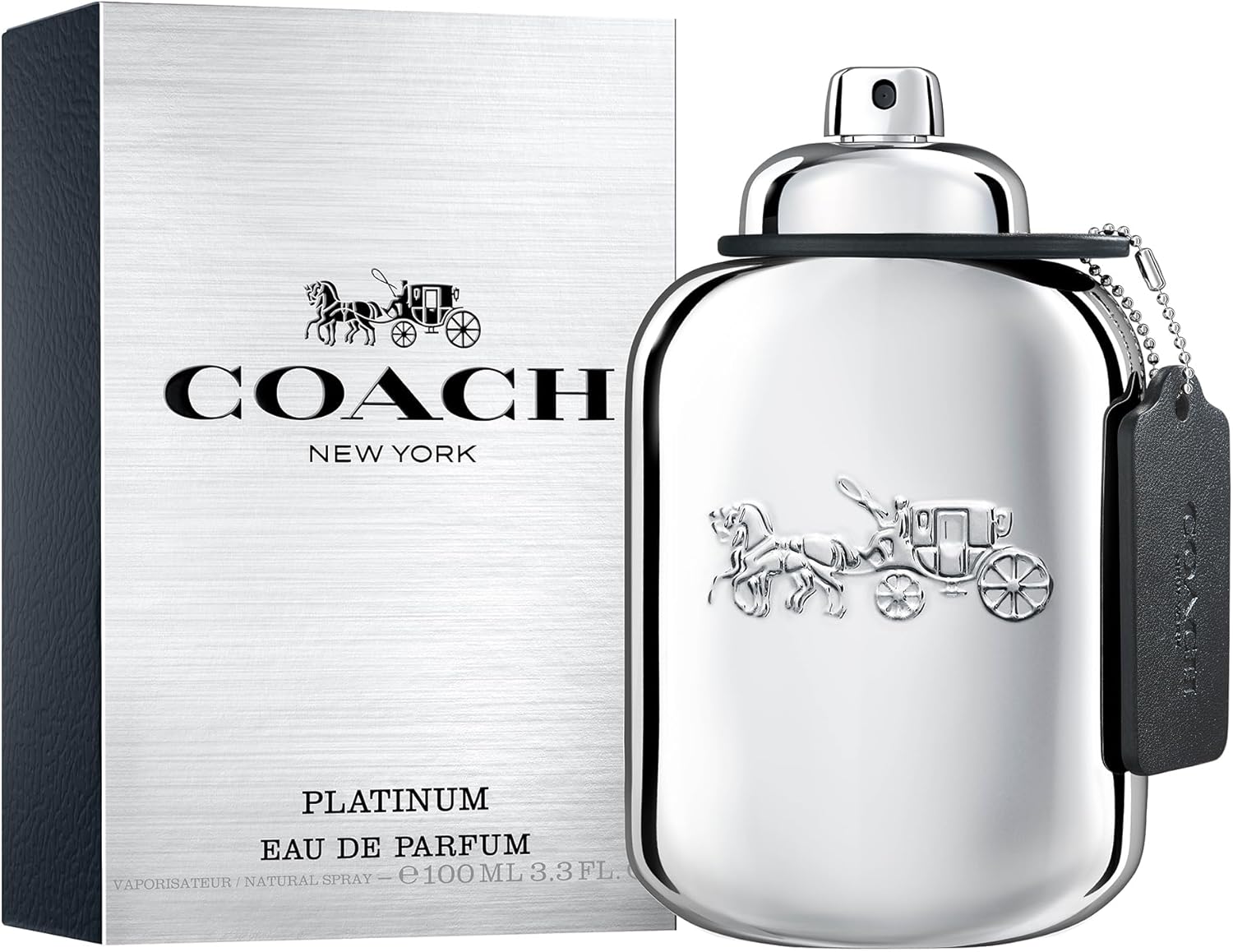 Coach New York Platinum Man Eau De Parfum Spray 100ml