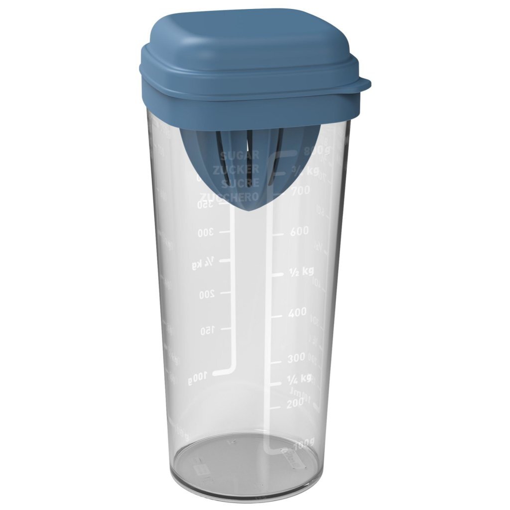Rotho Loft Shaker Met Pers 1L Horizon Blauw/Transparant