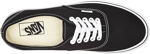 Vans U Authentic – Baskets noir et blanc, 5 UK