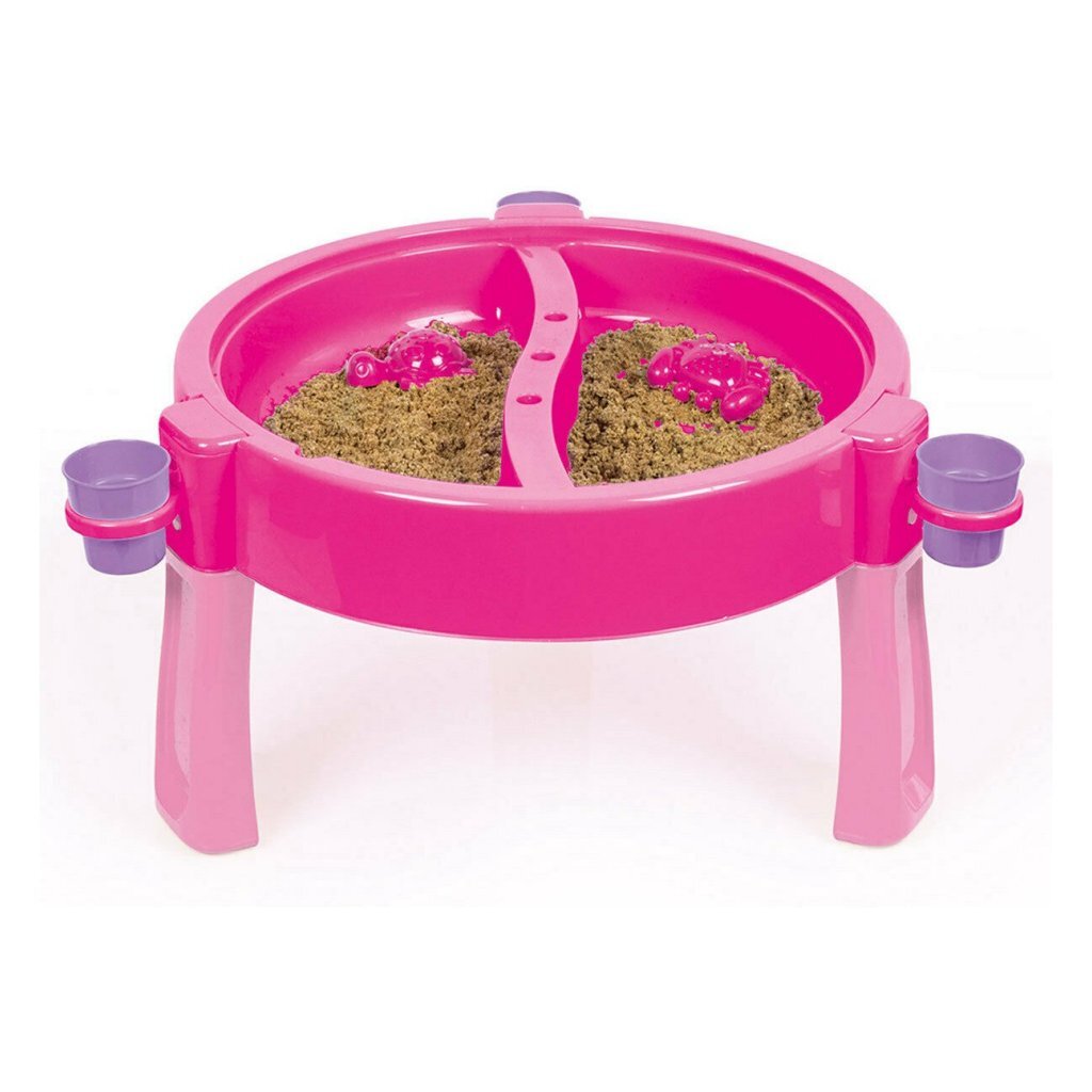 Dolu 2-In-1 Watertafel &Amp; Zandtafel Met Accessoires Roze 98X98X77Cm