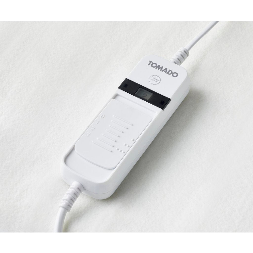 Tomado Teb1510W Elektrische Deken 150X80 Cm Wit/Fleece