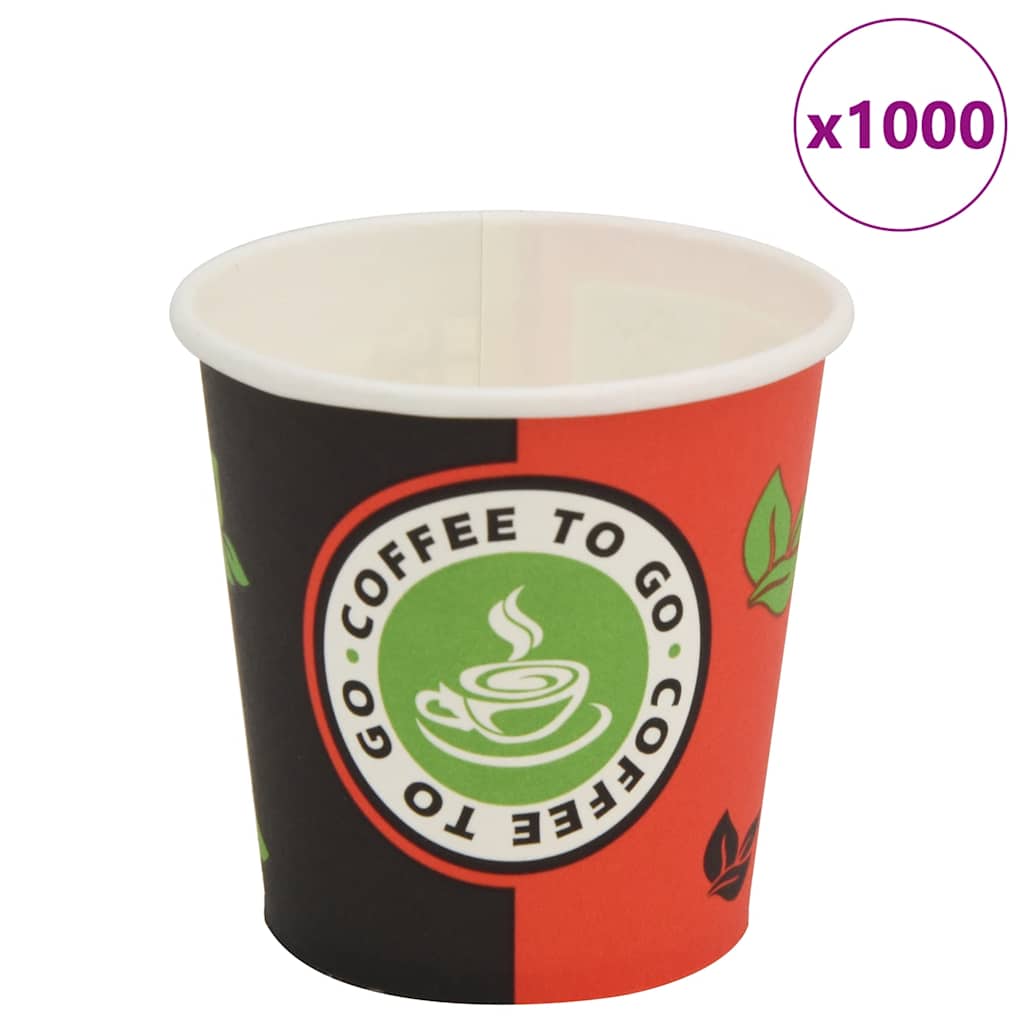 Gobelet À Café Jetable 1000 Pcs Papier (4 Oz)