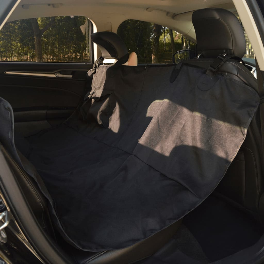 Housse De Siège Auto Pour Animaux 148 X 142 Cm Noir