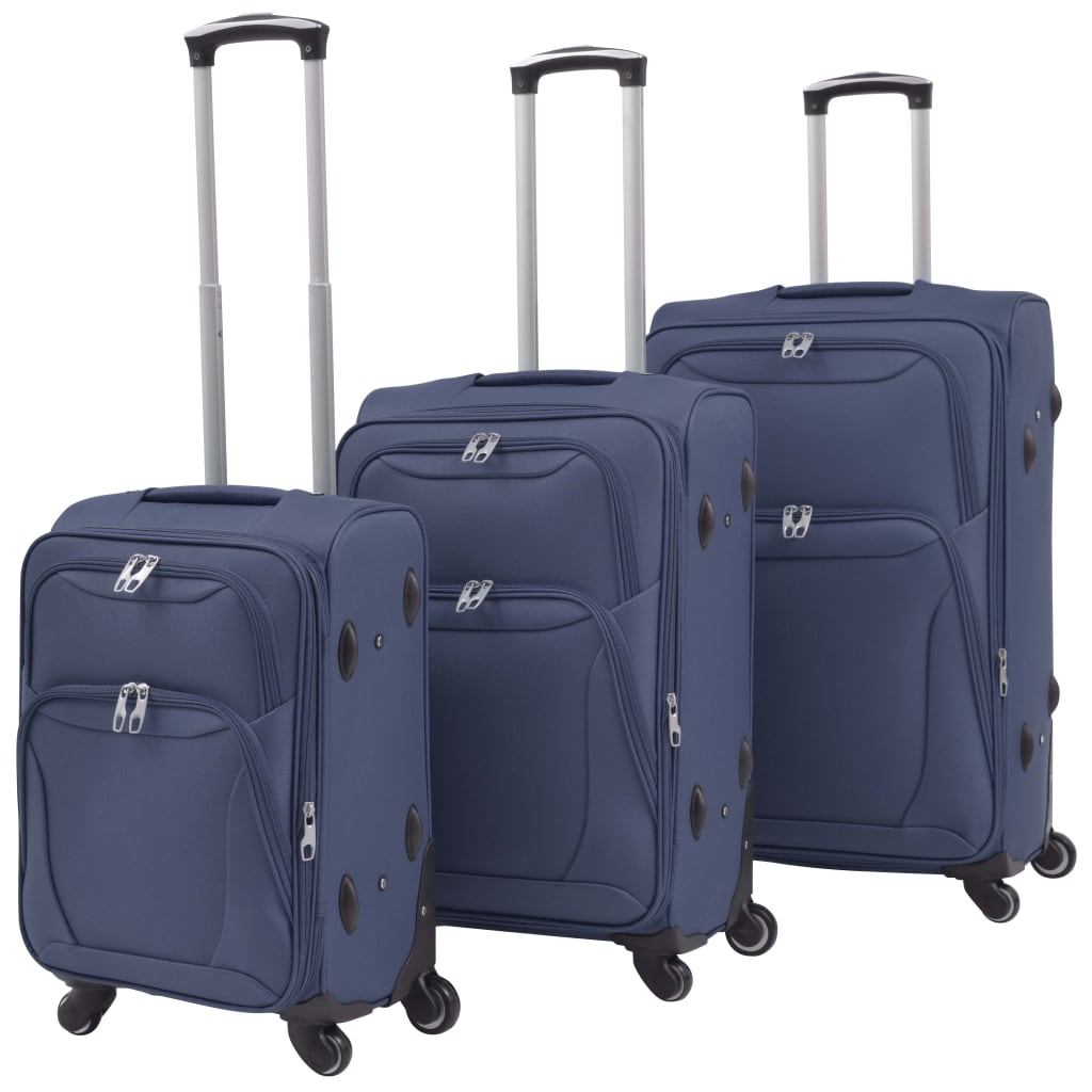 Ensemble De Valises Souples 3 Pcs