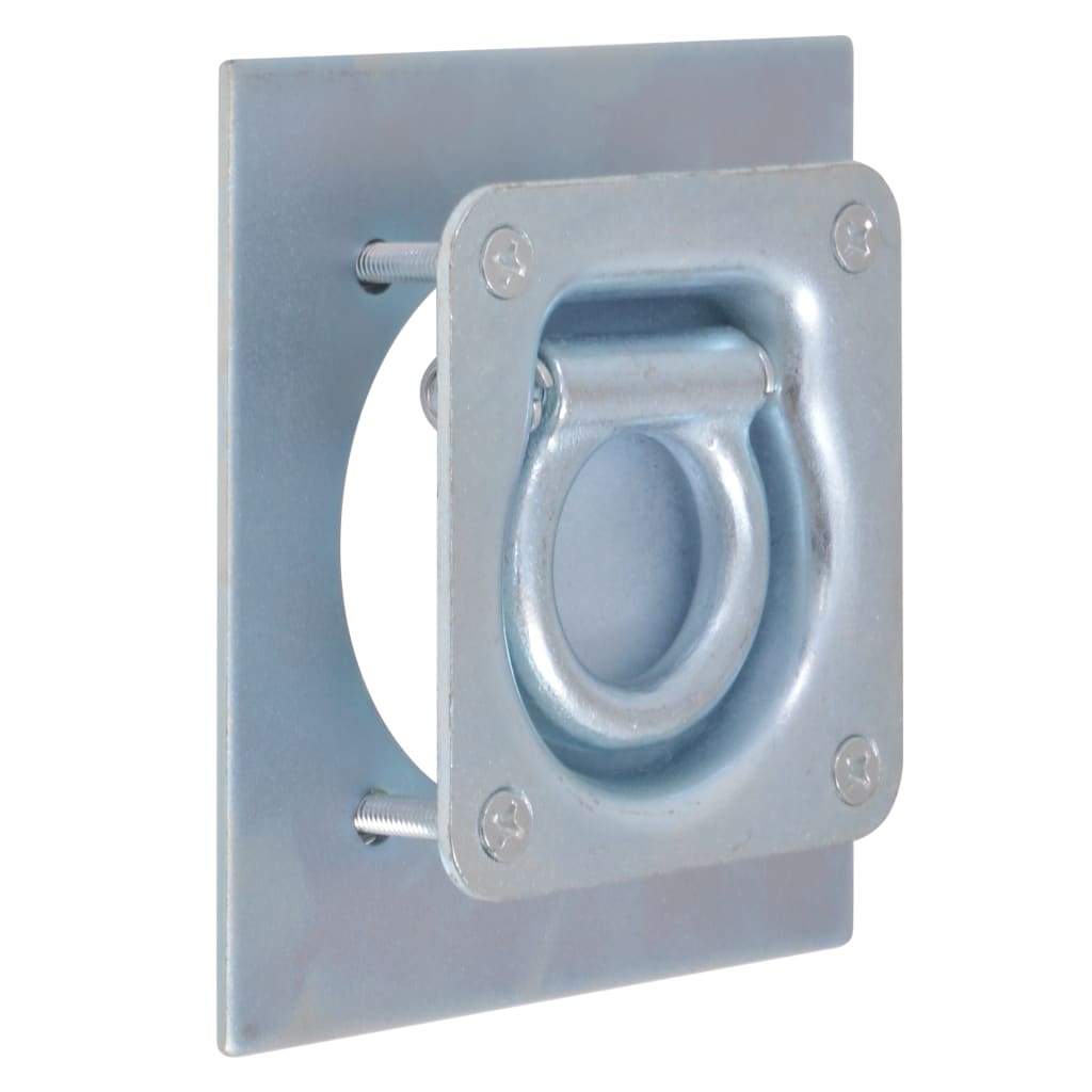 Anneau D'arrimage Pour Remorque 6 Pcs Acier Galvanisé 2000 Kg